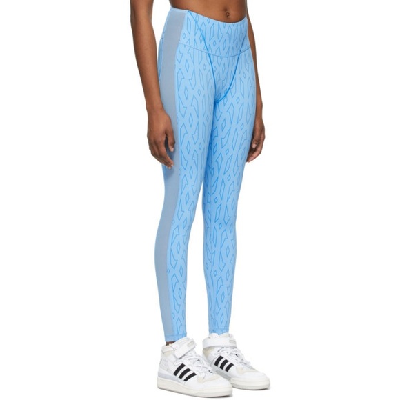 adidas x IVY PARK Blue Monogram Leggings - Picture 3 of 12